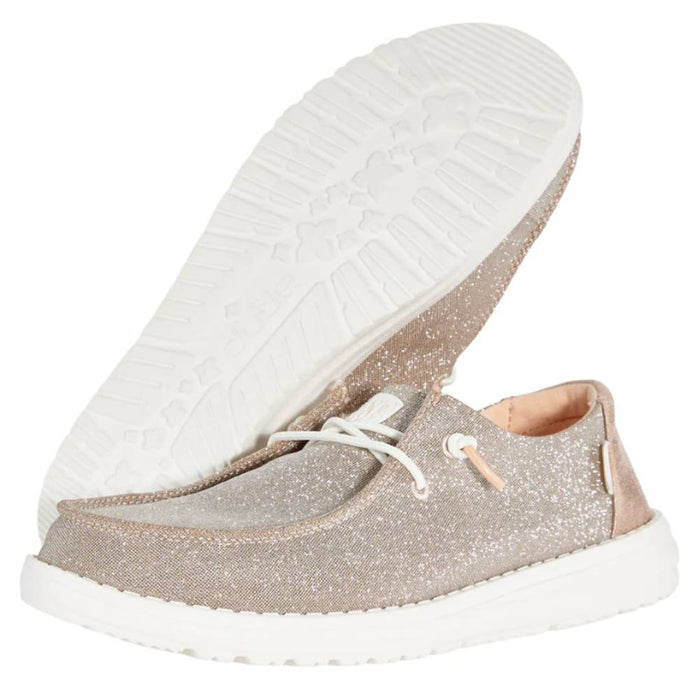 Hey Dude Wendy Metallic Sparkle - Rose Gold WOMEN - Footwear - Casuals Hey Dude