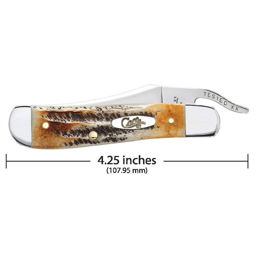 Case 6.5 BoneStag Russlock Knives W.R. Case