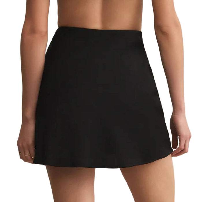 Z Supply Black Chablis Mini Skirt