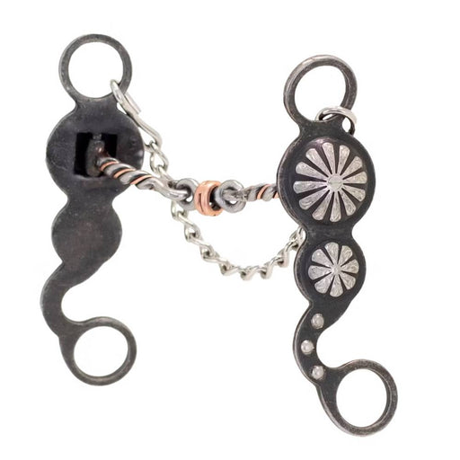 Cowboy Tack Double Concho Dog Bone Twisted Bit Tack - Bits Partrade