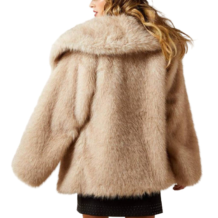 Ariat Women's Tan Faux Fur Coat