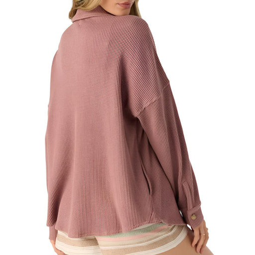 O'Neill Women's Tour Waffle Knit Shacket WOMEN - Clothing - Tops - Long Sleeved O'Neill