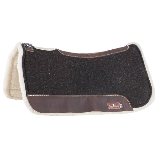 Classic Equine Zone Felt Top Saddle Pad with Fleece Bottom Tack - Saddle Pads Classic Equine