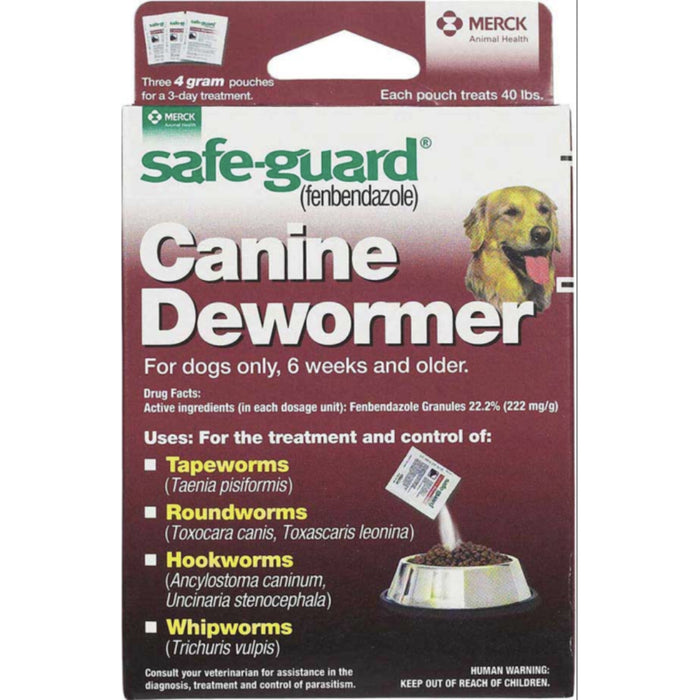Safe-Guard Canine Dewormer Pets - Vitamins & Supplements Merck 4g