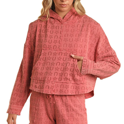 Rock & Roll Denim Women's Horse Shoe Hoodie WOMEN - Clothing - Pullovers & Hoodies Panhandle