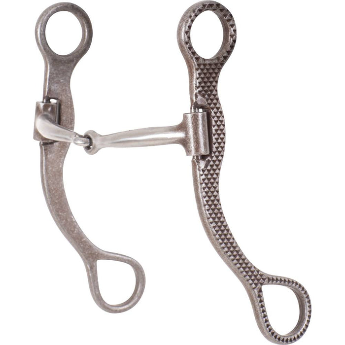 Classic Equine BitLogic 7-1/2" Shank Rasp Design Snaffle Bit Tack - Bits Classic Equine