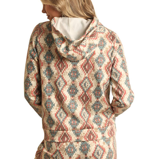 Rock & Roll Denim Women's Cowhide Aztec Hoodie WOMEN - Clothing - Pullovers & Hoodies Panhandle
