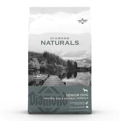 Diamond Naturals Senior Chicken, Egg, & Oatmeal Dry Dog Food Feed & Hay - Feed Diamond Naturals