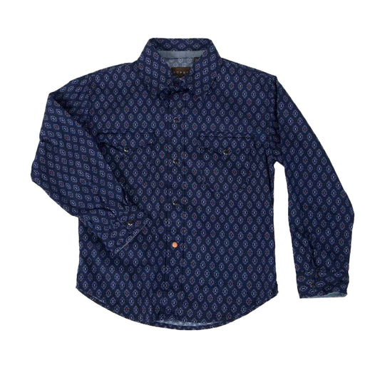 Roper Boy's Aztec Print Shirt KIDS - Boys - Clothing - Shirts - Long Sleeve Shirts Roper Apparel & Footwear
