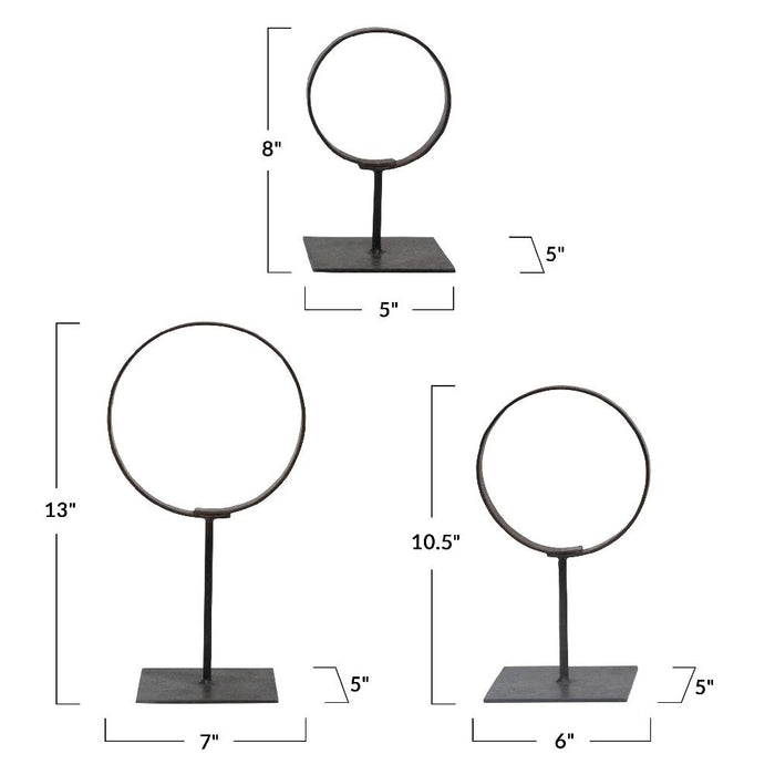 Found Metal Ring Stand Black Home & Gifts - Home Decor - Decorative Accents Creative Co-Op Short