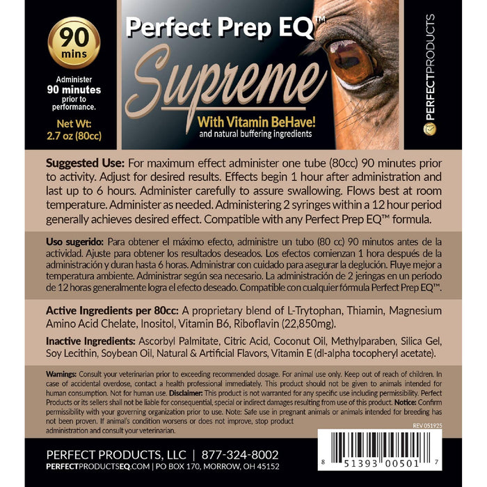 Perfect Prep Supreme Paste Equine - Supplements Perfect Prep