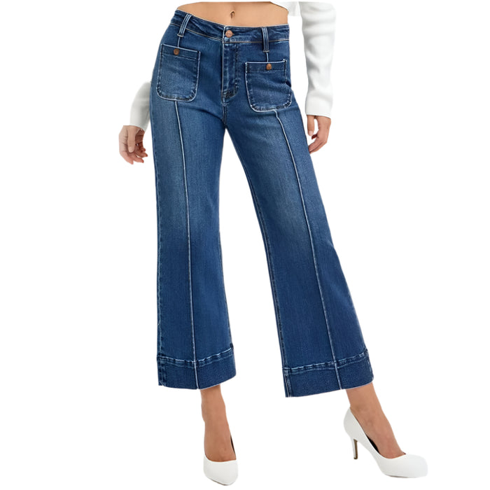 Risen High Rise Crop Wide Leg Jean WOMEN - Clothing - Jeans Risen Jeans