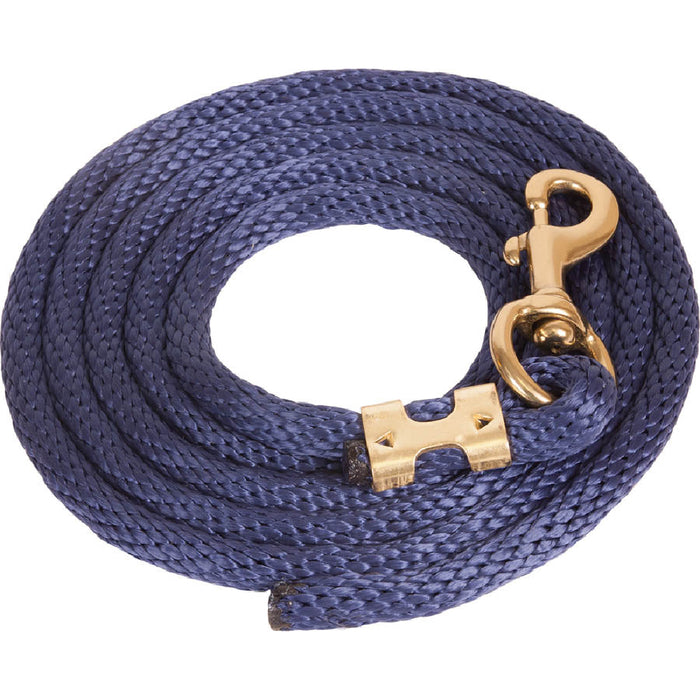 Teskey's Poly Lead Rope with Bolt Snap Tack - Halters & Leads Teskey's Navy