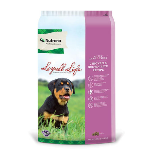 Nutrena Loyall Life Large Breed Puppy Chicken & Brown Rice Recipe Feed & Hay - Feed Nutrena