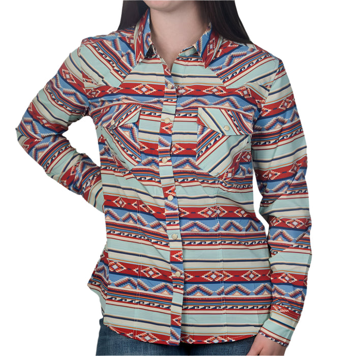 Panhandle Slim Women's Pearl Snap Performance Shirt WOMEN - Clothing - Tops - Long Sleeved Panhandle