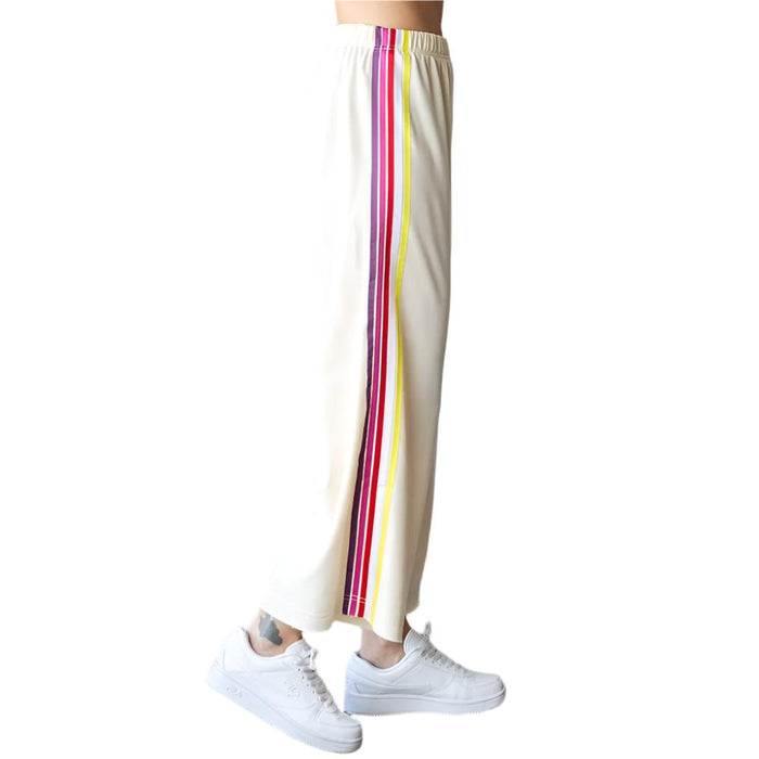 * Striped Straight Leg Cropped Pants - FINAL SALE WOMEN - Clothing - Pants & Leggings First Love