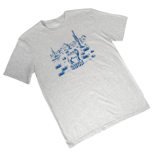 Teskey's Bad Burro Saddle Shop Tee - Desert Oatmeal/Blue TESKEY'S GEAR - SS T-Shirts Teskey's