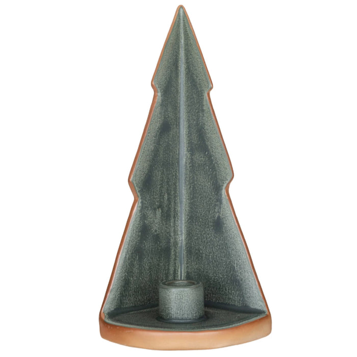 Large Stoneware Tree Taper Holder HOME & GIFTS - Home Decor - Seasonal Decor Creative Co-Op