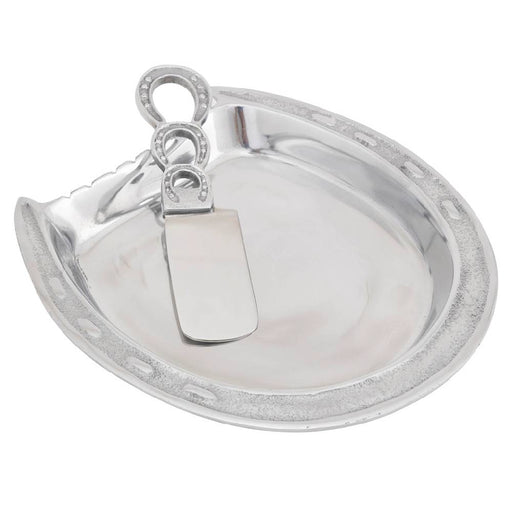 Homestead Cheese Plate with Knife HOME & GIFTS - Tabletop + Kitchen - Kitchen Decor Godinger