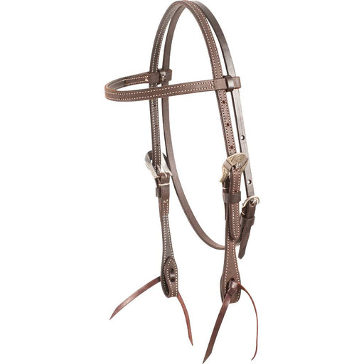 Martin Saddlery Deadwood Headstall Tack - Headstalls Martin Saddlery Browband Chocolate