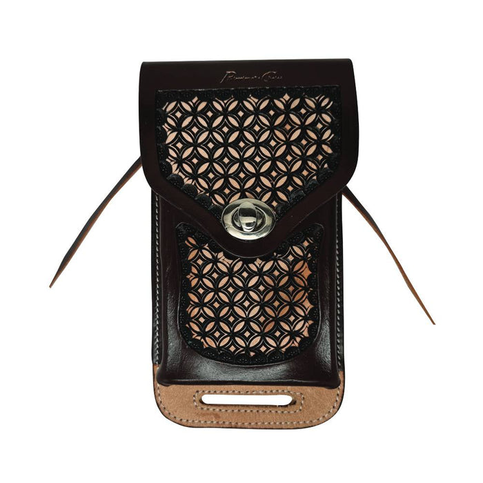 Professional's Choice Leather Cell Phone Case Tack - Saddle Accessories Professional's Choice Chocolate Confection