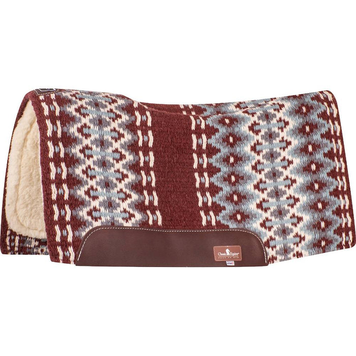 Classic Equine SensorFlex Contour Pad Tack - Saddle Pads Classic Equine Burgundy/Blue