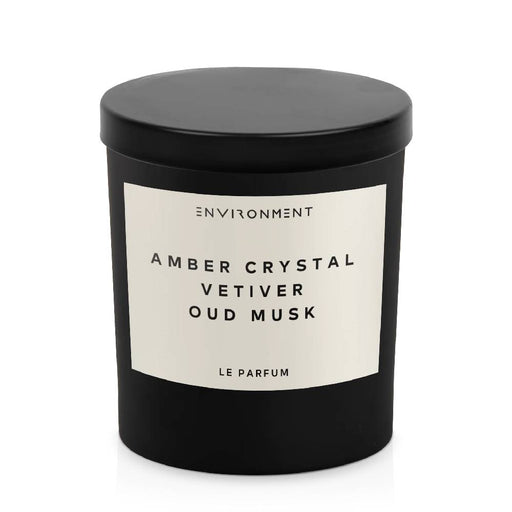 Environment Amber Crystal Vetiver Oud Musk Candle 8oz HOME & GIFTS - Home Decor - Candles + Diffusers Environment