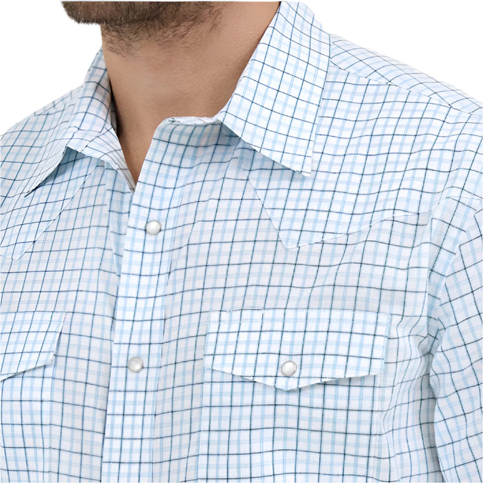 Wrangler Men's Wrinkle Resistant Plaid Shirt MEN - Clothing - Shirts - Short Sleeve Wrangler