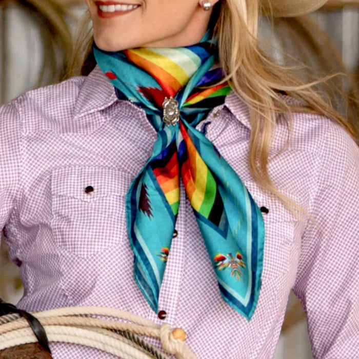 Fringe Scarves "Pawnee" Long Wild Rag ACCESSORIES - Additional Accessories - Wild Rags & Scarves Fringe Scarves