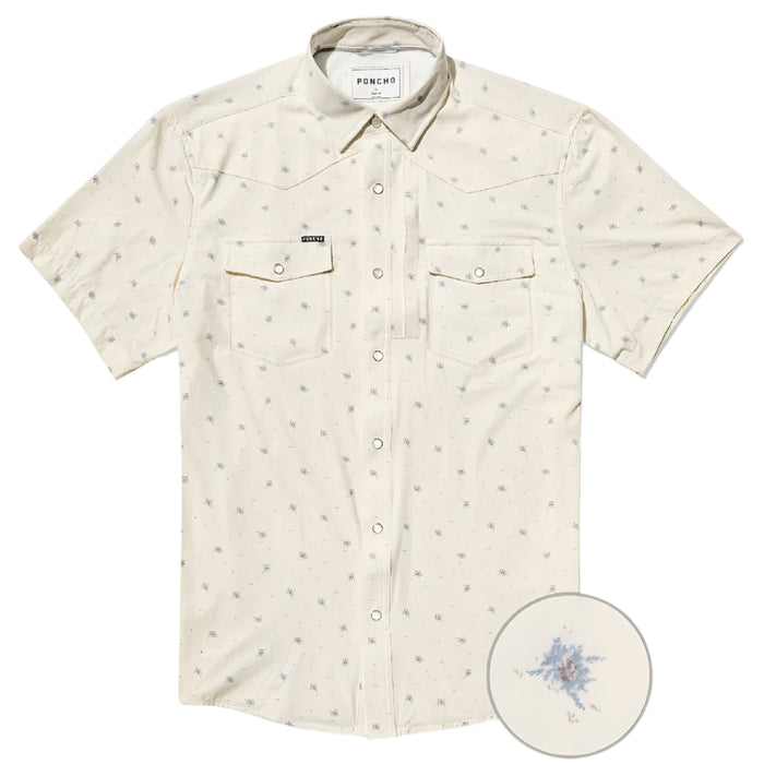 Poncho The Llano Western Shirt -Slim Fit MEN - Clothing - Shirts - Short Sleeve Poncho Outdoors
