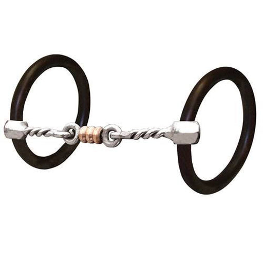 Professional's Choice Bob Avila Three Piece Twist Ring Snaffle Tack - Bits Professional's Choice