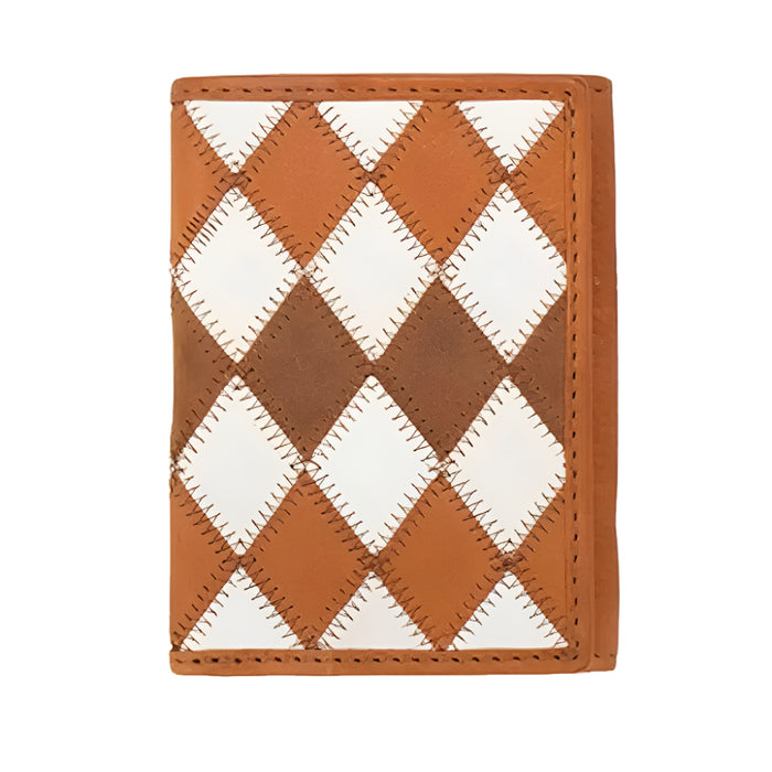 Nocona Diamond Patch Trifold Wallet MEN - Accessories - Wallets & Money Clips M&F Western Products
