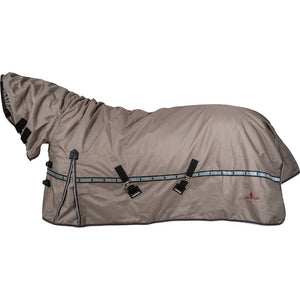 Classic Equine 5K Cross Trainer Hooded Winter Blanket Tack - Blankets & Sheets Classic Equine X-Small Oyster 