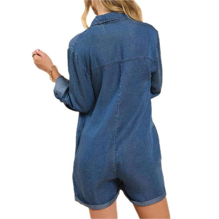 Sadie & Sage Buttoned Romper - FINAL SALE WOMEN - Clothing - Jumpsuits & Rompers Sadie & Sage