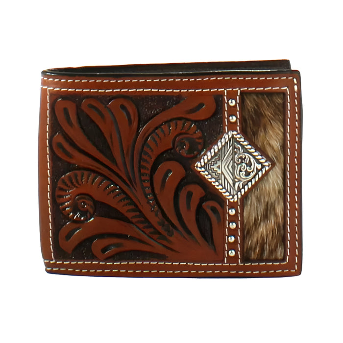 3D Calf Hair Concho Bifold Wallet MEN - Accessories - Wallets & Money Clips M&F Western Products