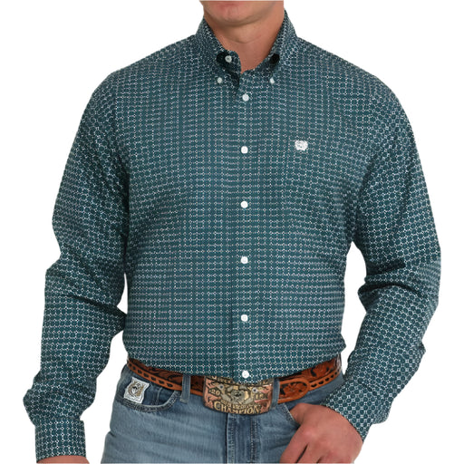 Cinch Men's Geo Print Shirt - FINAL SALE MEN - Clothing - Shirts - Long Sleeve Cinch
