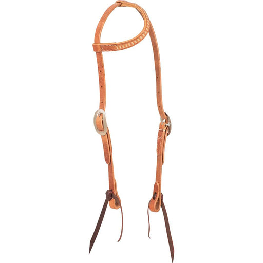 Martin Saddlery Rawhide Lacing One Ear Headstall Tack - Headstalls Martin Saddlery Natural
