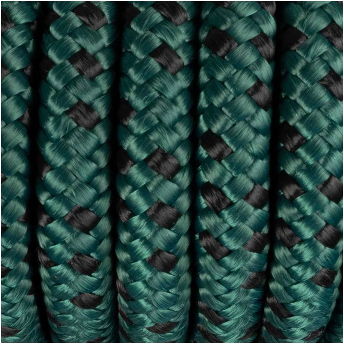 Trophy Bronc Nose Rope Halter with Dots #4 Customs & Awards - Halters Custom Green/Black