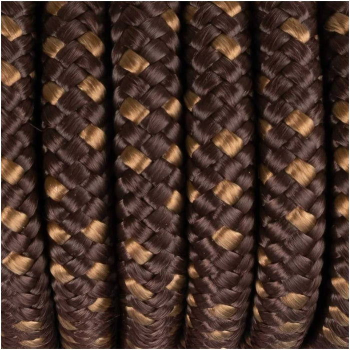 Trophy Bronc Nose Rope Halter with Dots #4 Customs & Awards - Halters Custom Brown/Tan