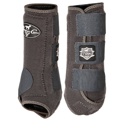 Professional's Choice Strike Sports Medicine Boot Front 2-Pack Tack - Leg Protection Professional's Choice M Charcoal