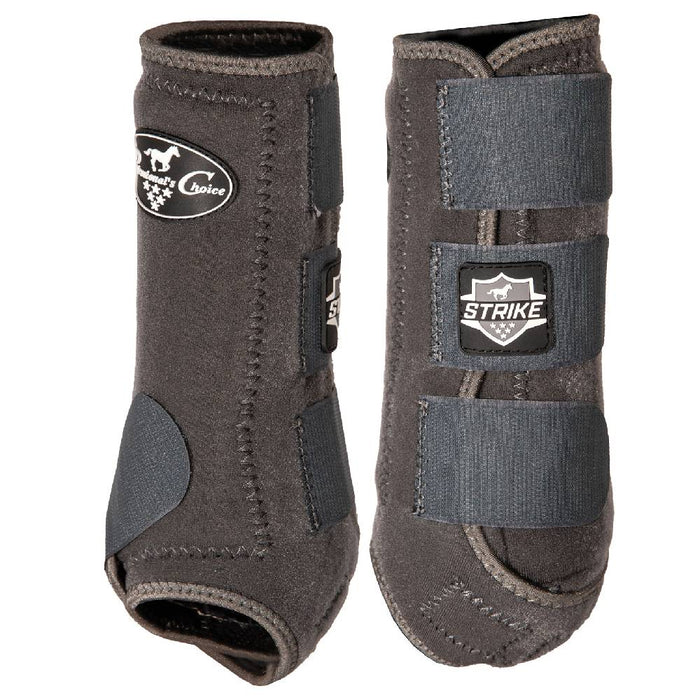 Professional's Choice Strike Sports Medicine Boot Front 2-Pack Tack - Leg Protection Professional's Choice M Charcoal