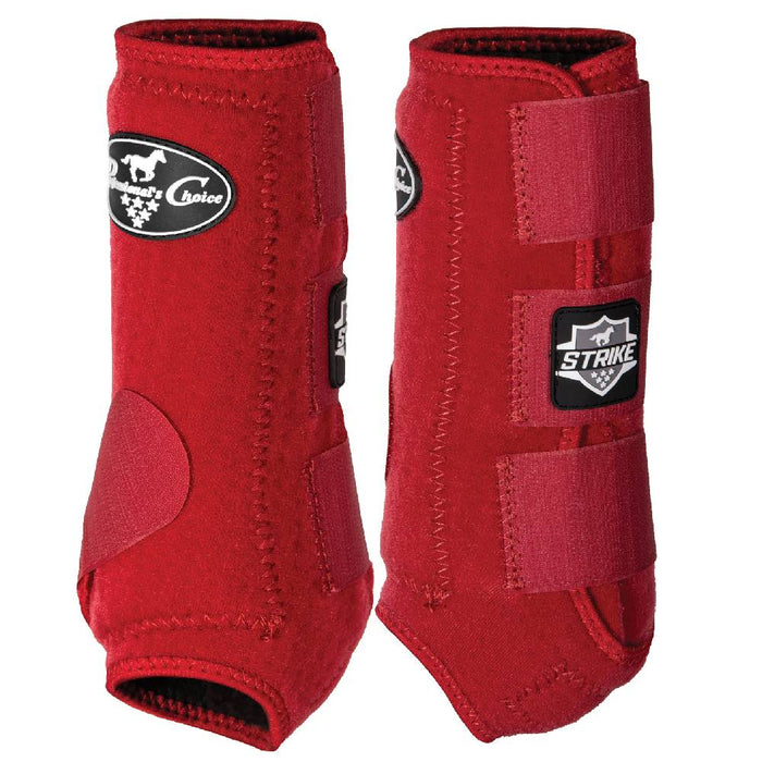 Professional's Choice Strike Sports Medicine Boot Front 2-Pack Tack - Leg Protection Professional's Choice M Crimson Red