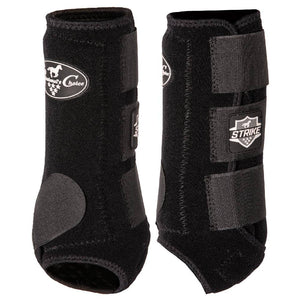 Professional's Choice Strike Sports Medicine Boot Tack - Leg Protection Professional's Choice 2-Pack Front Medium Black
