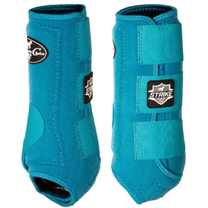 Professional's Choice Strike Sports Medicine Boot Tack - Leg Protection Professional's Choice 2-Pack Front Medium Pacific Blue