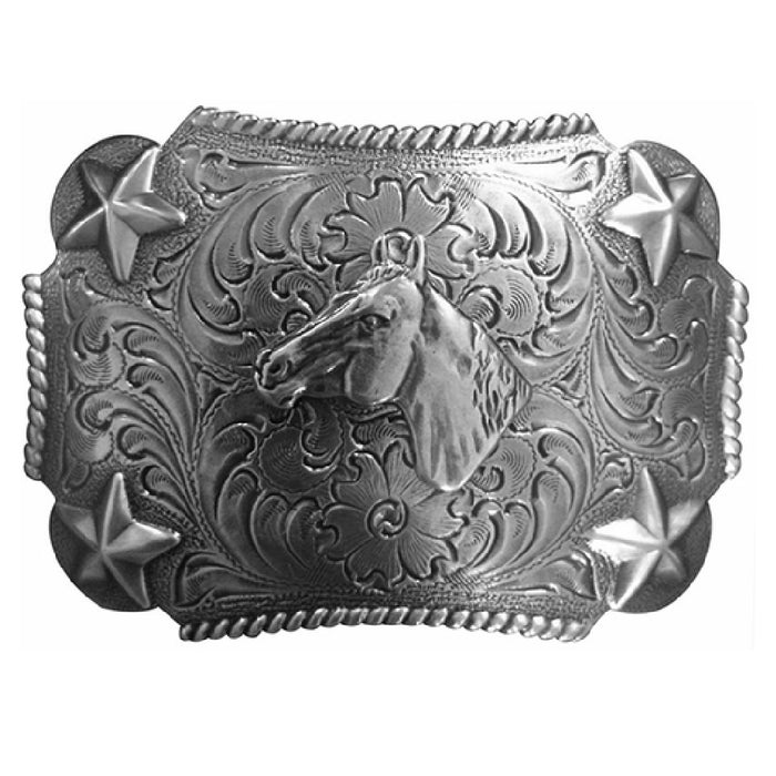 Nocona Youth Horse Star Belt Buckle KIDS - Accessories - Belts M&F Western Products