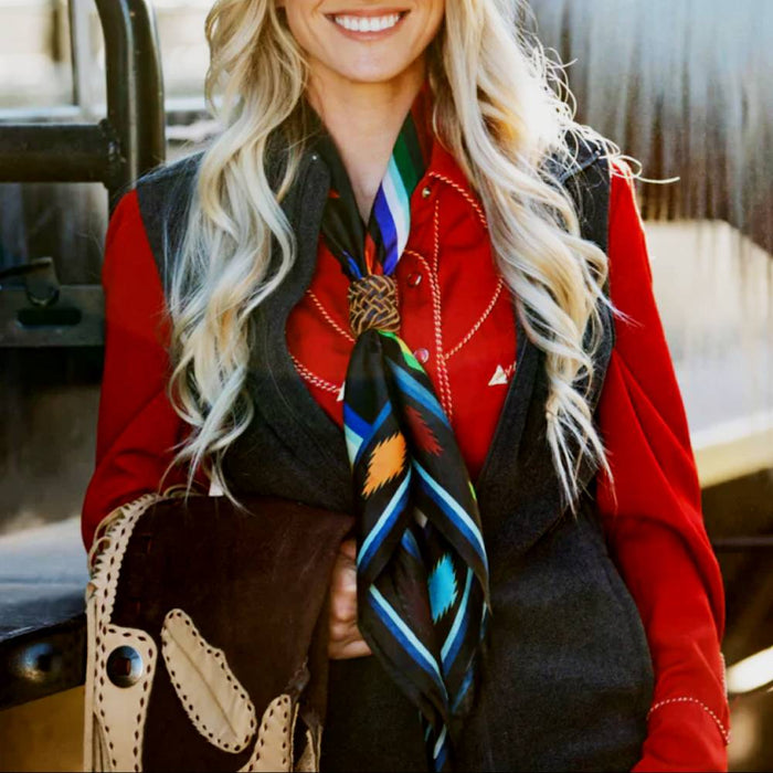 Fringe Scarves "Pawnee" Long Wild Rag ACCESSORIES - Additional Accessories - Wild Rags & Scarves Fringe Scarves