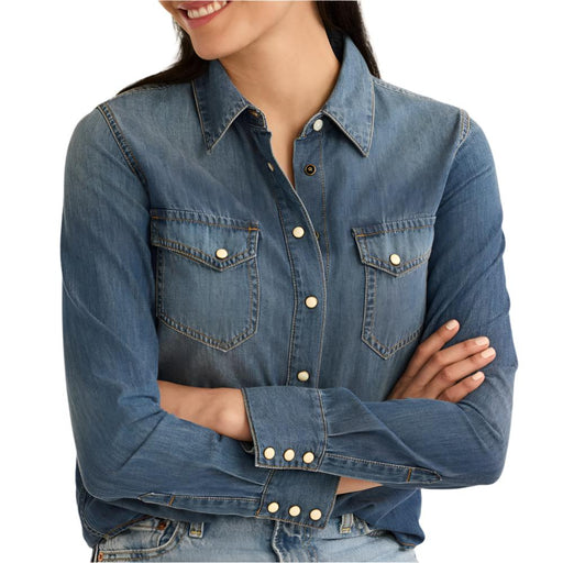 Pendleton Women's Chambray Gambler Shirt WOMEN - Clothing - Tops - Long Sleeved Pendleton