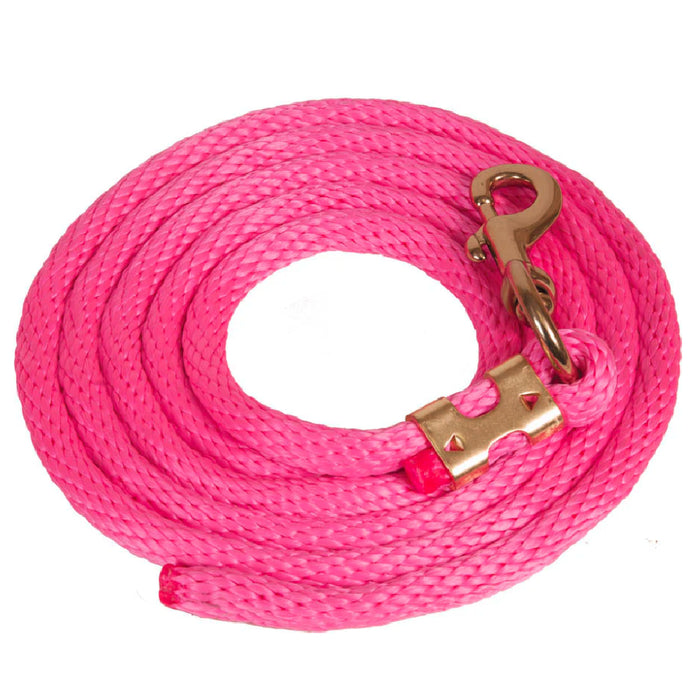 Teskey's Poly Lead Rope with Bolt Snap Tack - Halters & Leads Teskey's Pink
