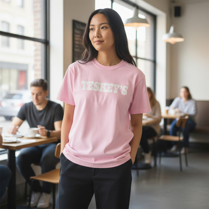 Teskey's Plain Logo Tee - Blossom