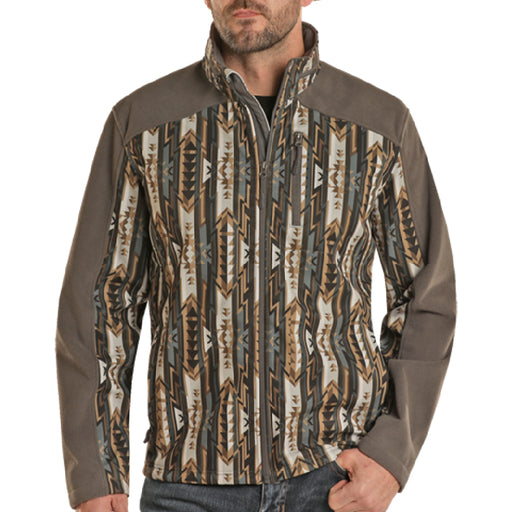 Powder River Men's Aztec Softshell Jacket - FINAL SALE MEN - Clothing - Outerwear - Jackets Panhandle